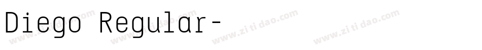 Diego Regular字体转换